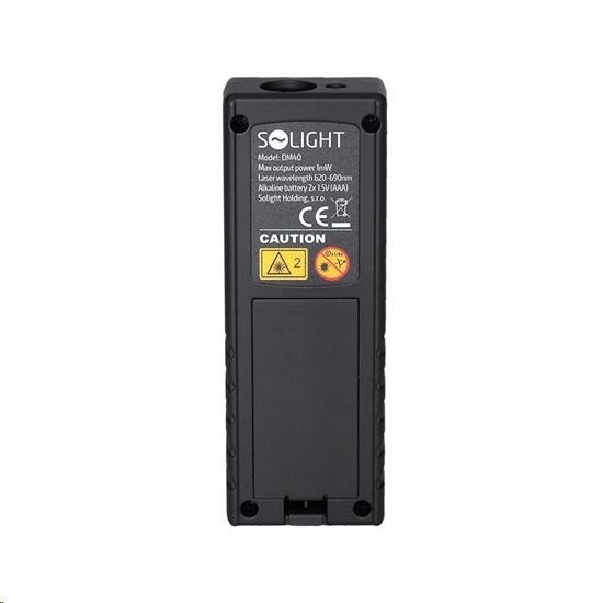 Solight laserový měřič vzdálenosti,  0, 05 - 40m2 