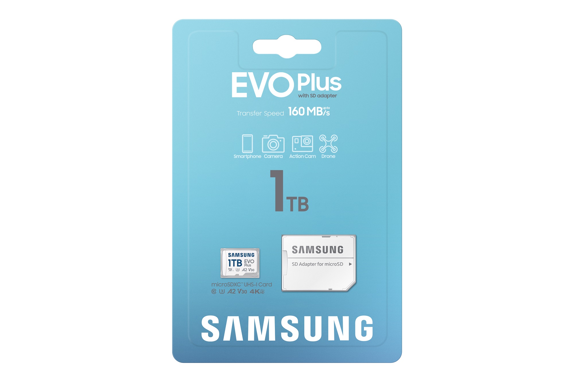 Samsung EVO Plus/ micro SDXC/ 1TB/ UHS-I U3 / Class 10/ + Adaptér/ Biela2 