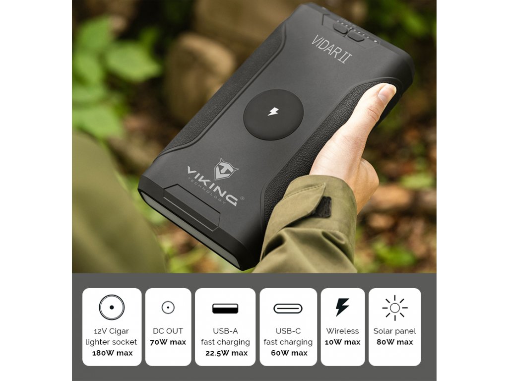 Outdoorová powerbanka Viking VIDAR II4 