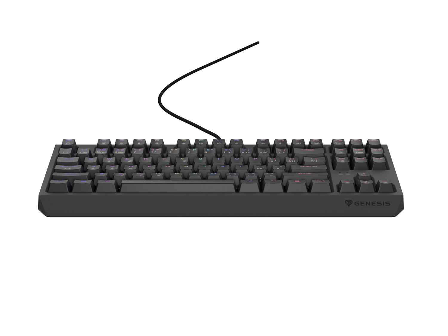 Herná klávesnica Genesis THOR 230/ TKL/ RGB/ Outemu Red/ Drôtové USB-A/ CZ- SK layout/ Čierna14 