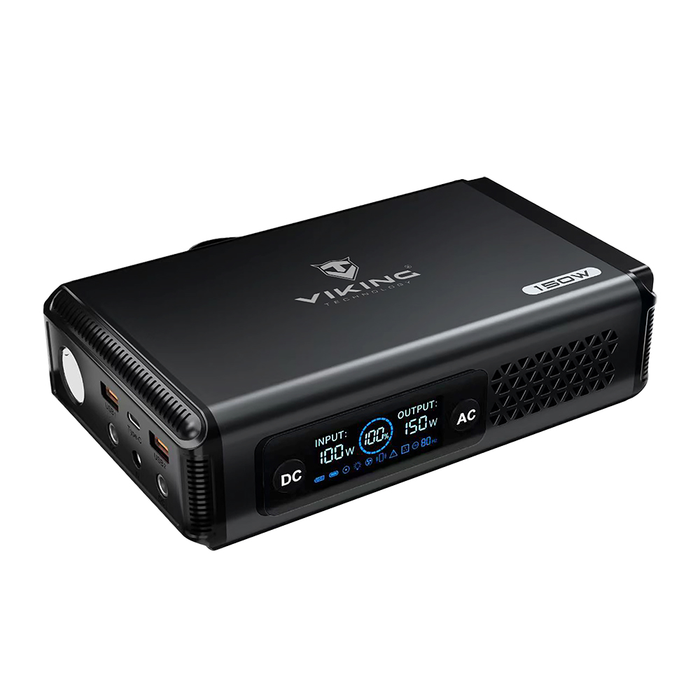 Batériový generátor Viking VALI150/ batéria 148Wh/ Output:1xAC, 2xUSB-A, 2xDC5521/ LED svietidlo7 