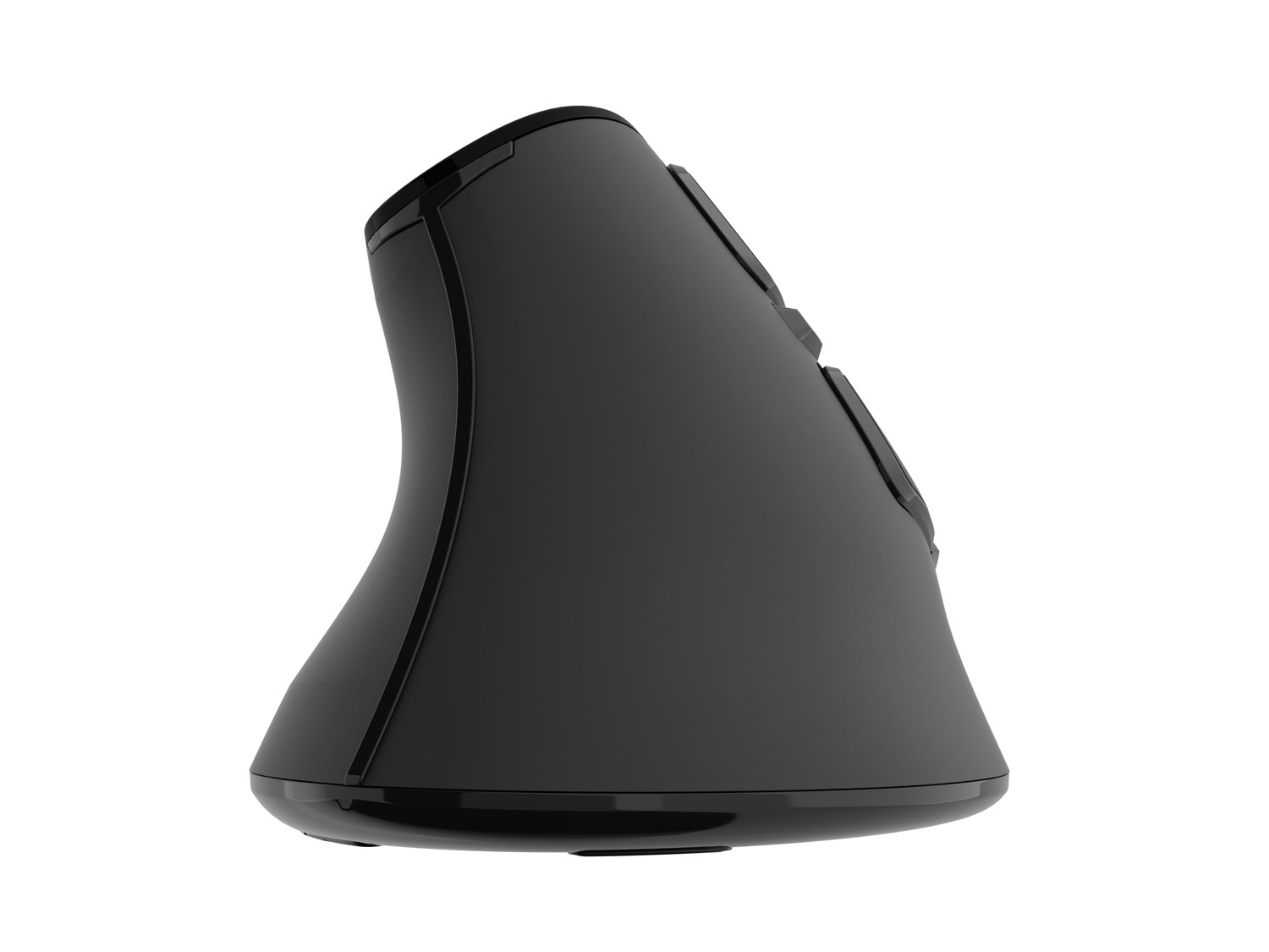 Vertikálna bezdrôtová myš Natec EUPHONIE PRO/ Vertikálna/ Blue Sense/ Pre pravákov/ 2 400 DPI/ USB+BT/ Čier4 