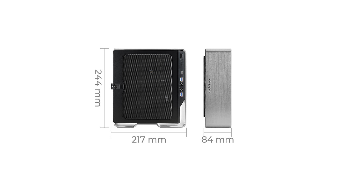 Skriňa In-Win Chopin MAX Silver, miniITX +200W GOLD4 