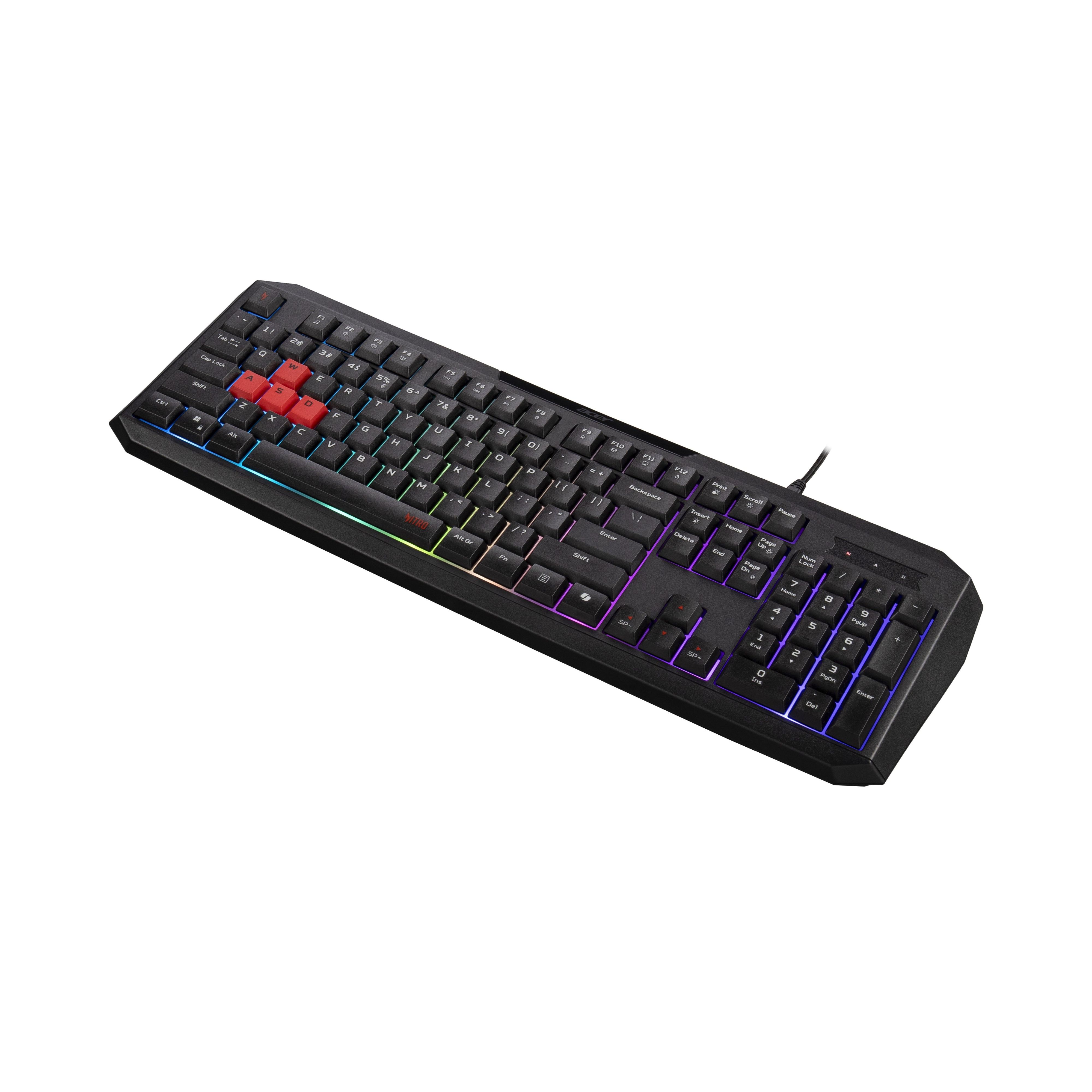 Acer Nitro NKW100/ Drôtové USB-A/ CZ- SK layout/ Čierna0 