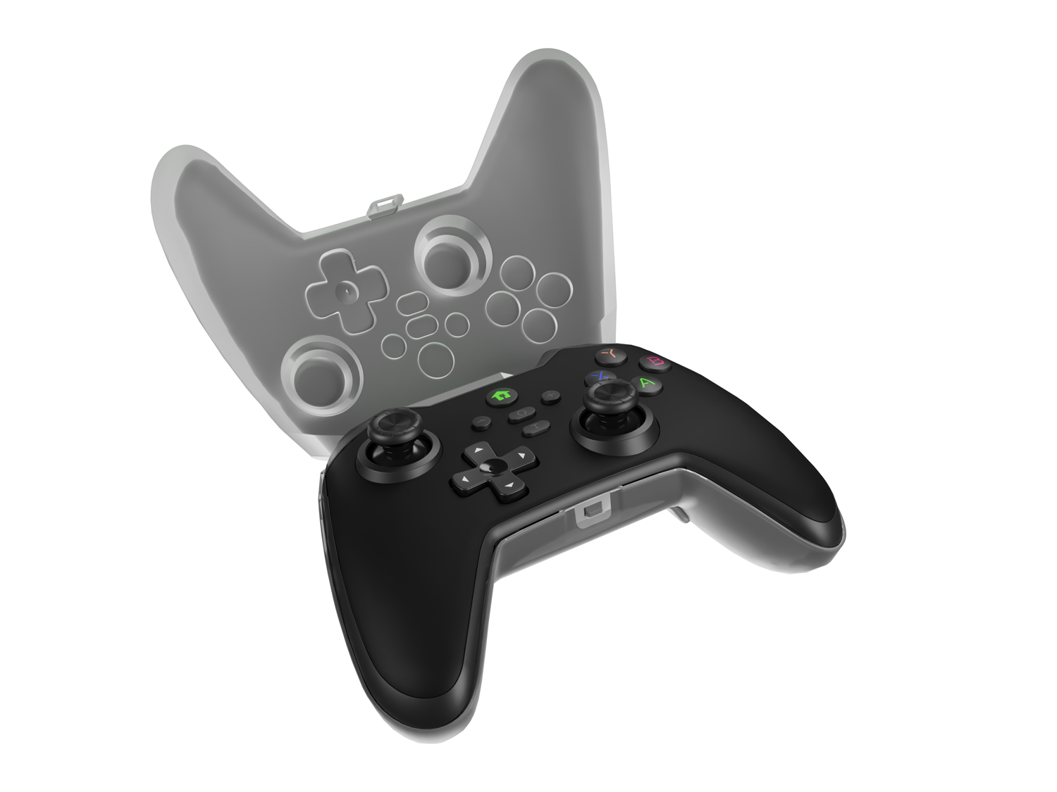 Bezdrôtový gamepad Genesis MANGAN 400 pre PC/ Switch/ Mobil, čierny0 