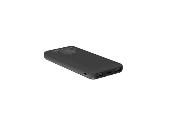 Canyon OnPower 100, Powerbank, 10.000 mAh, LED indikátor, in: 1x USB-C/1x microUSB, out: 1x USB-C a 2x USB-A 17 