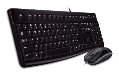 set Logitech MK120, drôtový, USB, CZ/ SK0 