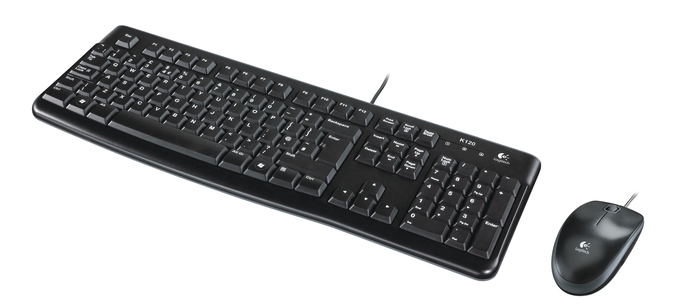 set Logitech MK120, drôtový, USB, CZ/ SK3 
