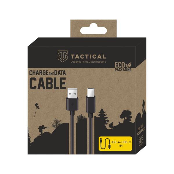 Kabel USB-A/USB-C 1m čierny