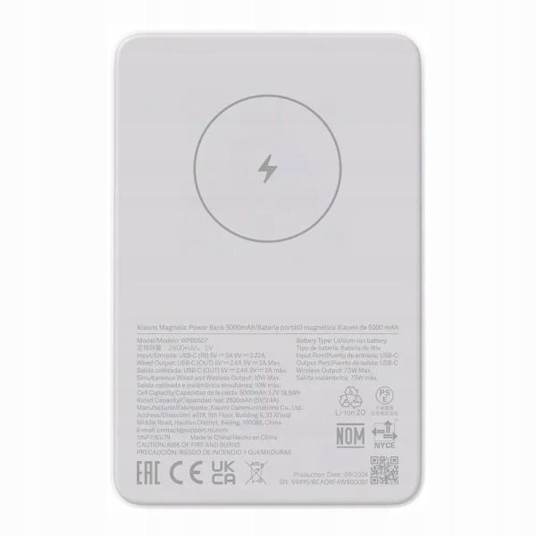 Power banka  Xiaomi 5000mAh magnetic