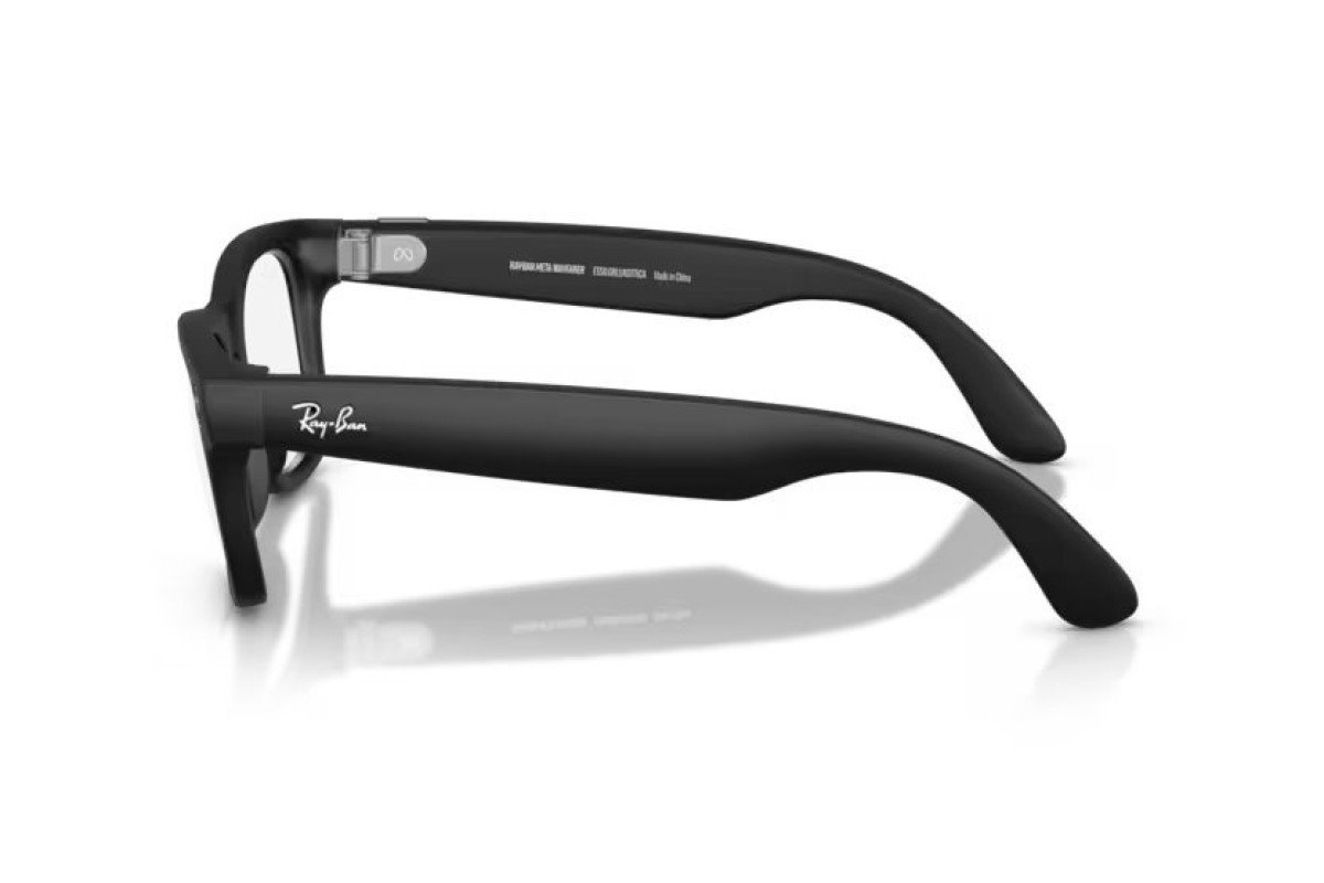 Meta Ray-Ban Gen2 Wayfarer, Matte Black, Clear (Large)2 