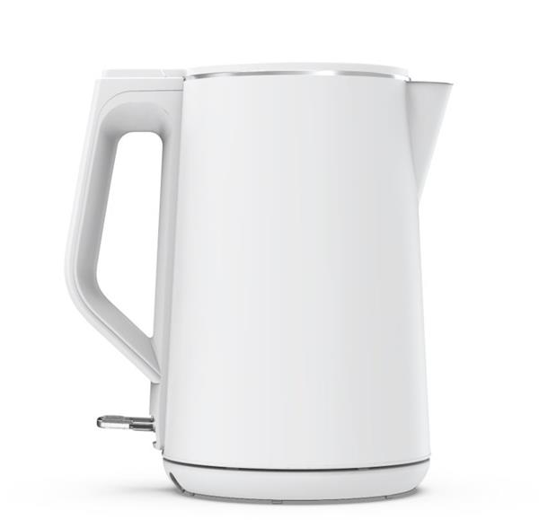 AENO Rychlovarná kanvica EK2 - 1,5l, 2200W, biela, Strix, dvojvrstvá stena, auto vypnutie 