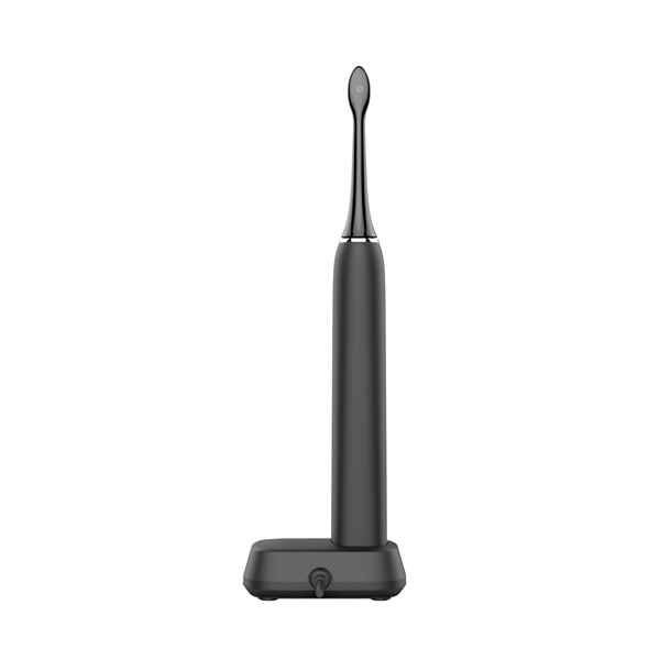 AENO sonická zubná kefka DB4, Čierna, 4 hlavice kefky + cestovne puzdro, DUPONT, 40000 rpm, 3 mody 