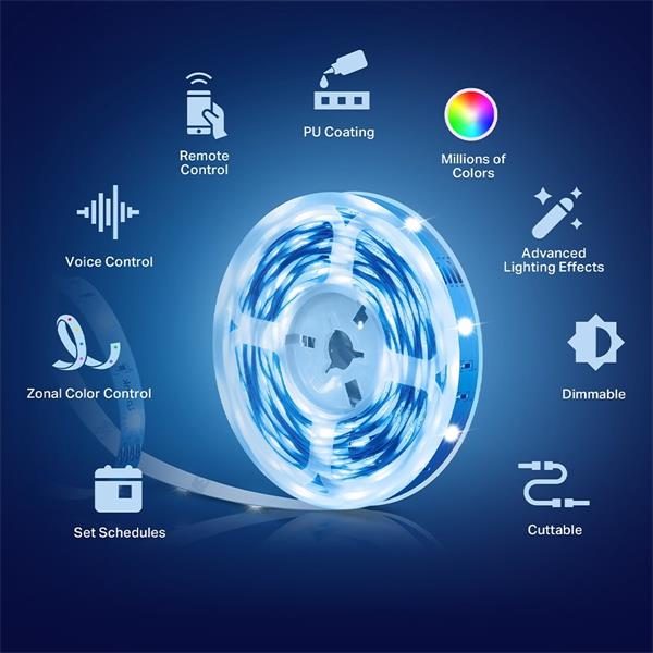 TP-Link Tapo L920-5 chytrý WiFi LED pásek (barevný,2,4GHz, 5m) 