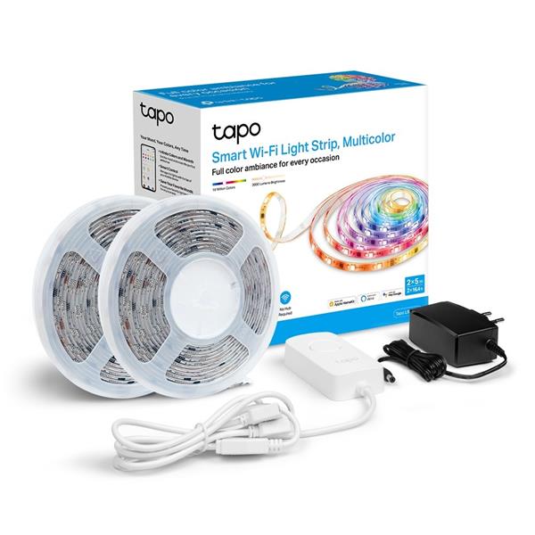 Smart Light Strip, Multicolor SPEC: 2.4 GHz Wi-Fi, 802.11b/g/n, two 16.4 ft/5m RGBW+IC LED light strips, 2000lm, 2500K~6 