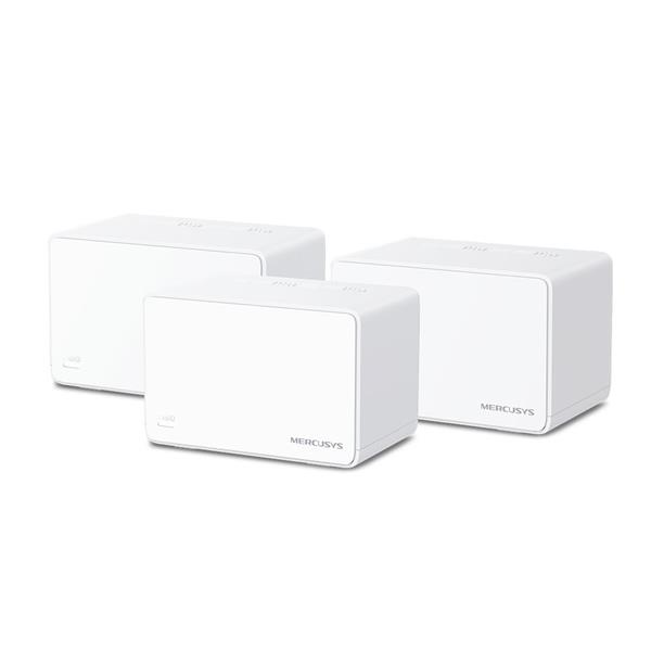 AX3000 Whole Home Mesh Wi-Fi 6 System SPEED: 574 Mbps at 2.4 GHz + 2402 Mbps at 5 GHz SPEC: Internal Antennas, 3× Gigabi 