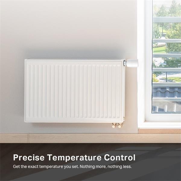 Kasa Smart Thermostatic Radiator Valve SPEC: 1 x Thermostat, 868 MHz, battery powered(2*AA), 5-30? temperature control,  