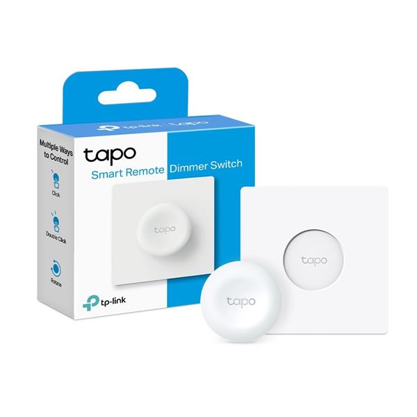 Smart Remote Dimmer Switch SPEC: 868 MHz, battery powered(1*CR2032), EU/UK wall plate Feature: Tapo smart app, Tapo smar 