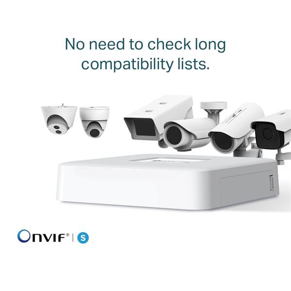 4 Channel PoE Network Video Recorder SPEC: H.265+/H.265/H.264+/H.264, Up to 8MP resolution, Decoding capability/4-ch @4M 