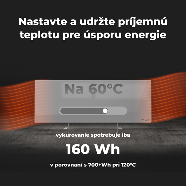 AENO AGH5S Premium Eco Smart Ohrievač, LIMITOVANÁ EDÍCIA GREY Šedá, LED, WI-FI, max 700W, Infra 