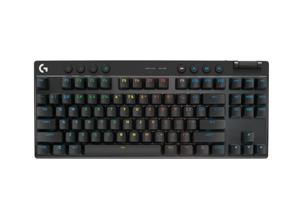 Logitech® G PRO X TKL LIGHTSPEED Gaming Keyboard - BLACK - US INT"L - 2.4GHZ/BT -- TACTILE 