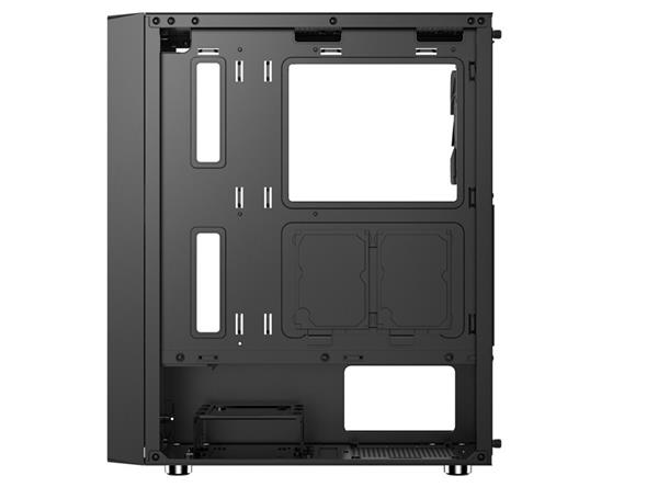 1stCOOL G4, skrinka ATX, USB3.0, USB-C, 2x ventilátor, čierna 