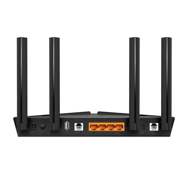 AX1800 Dual-Band Wi-Fi 6 VDSL/ADSL Modem Router  SPEED: 574 Mbps at 2.4 GHz + 1201 Mbps at 5 GHz  SPEC: 4× External Ante 