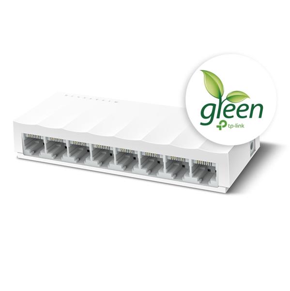 LiteWave 8-Port 10/100 Mbps Desktop Switch PORT: 8× 10/100 Mbps RJ45 Ports SPEC: Desktop Plastic Case FEATURE: Plug and  
