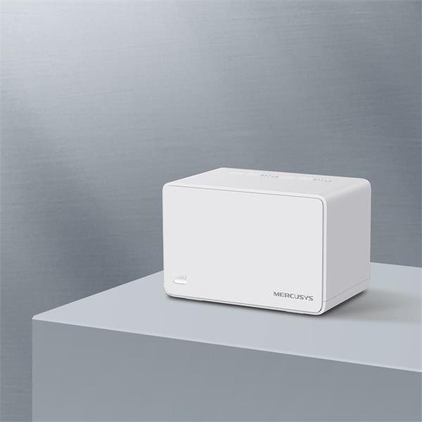 AX3000 Whole Home Mesh Wi-Fi 6 System SPEED: 574 Mbps at 2.4 GHz + 2402 Mbps at 5 GHz SPEC: Internal Antennas, 3× Gigabi 