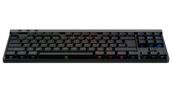 Logitech® G515 LIGHTSPEED TKL Wireless Gaming Keyboard-BLACK-UK-2.4GHZ/BT-TACTILE 