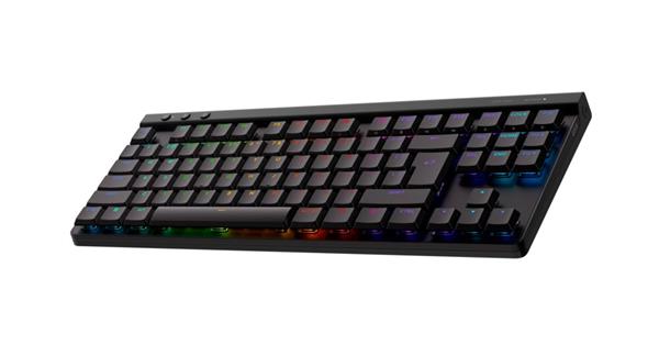 Logitech® G515 LIGHTSPEED TKL Wireless Gaming Keyboard-BLACK-UK-2.4GHZ/BT-TACTILE 