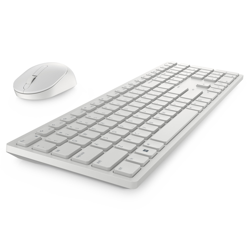 Dell Pro Wireless Keyboard and Mouse - KM5221W - Czech/Slovak (QWERTZ) - White 