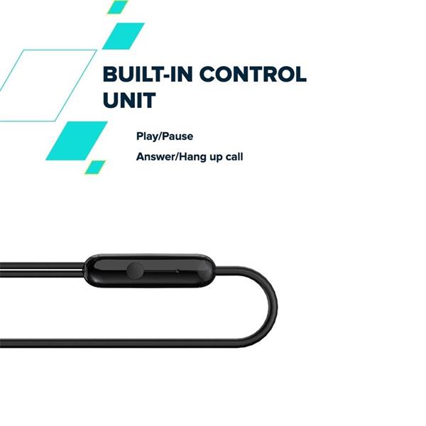 Canyon SEP-5, slúchadlá do uší, integrované ovládanie, hlboké basy, USB-C kábel 1.2m, čierne 
