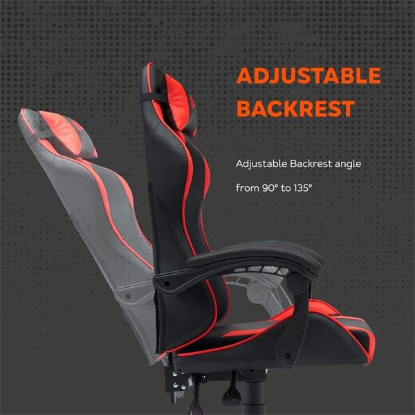 Canyon SGCH2, Core, ergonomické herné kreslo, čierno-červené 