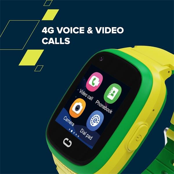 Canyon Sunny KW-48, smart hodinky pre deti, far. displ., 4G Aud./Vid. volania, GPS tracking, IP67, 512MB, 7 hier, fialo 
