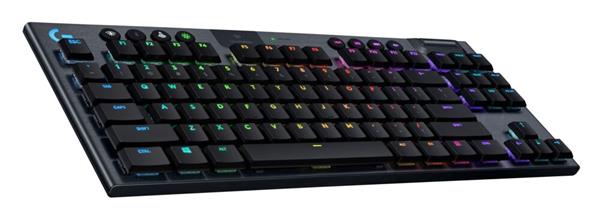 Logitech® G915 X LIGHTSPEED TKL Low-Profile Wireless Gaming Keyboard - BLACK - US INT"L - klikacia 