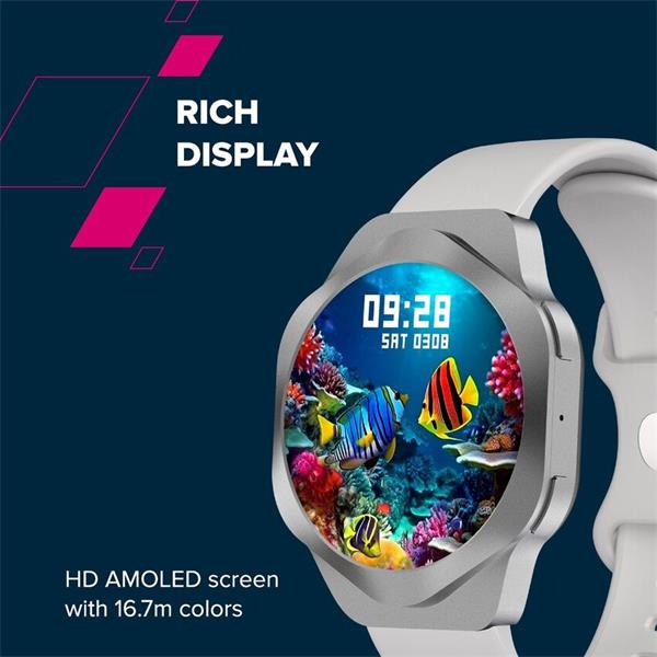 Canyon Hexagon 88, smart hodinky, BT, fareb. AMOLED displej 1,43