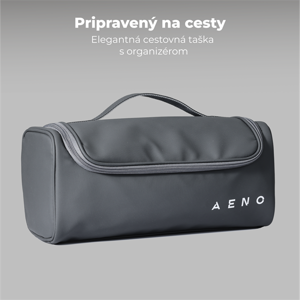 AENO AI ProDryer Fén HD5 šedý, 100km/h, Hlasové ovl., ionizátor, AI, NTC, Gravity/Infra senzor, 67 dB, LED 