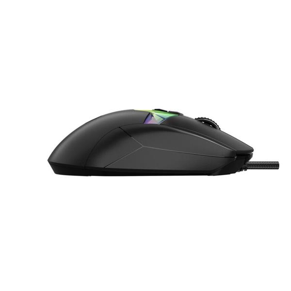 Lorgar MSP80, profi herná myš, 8 progr. tlač., senzor Pixart PAW3395, 26.000 DPI, režim podsv. RGB, čierna 
