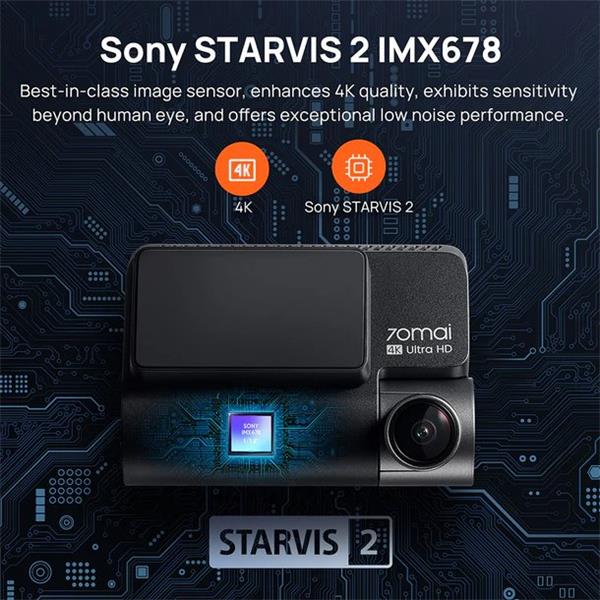 70mai 4K A810s+RC24 Dash Cam 