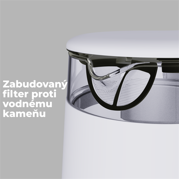 AENO Rychlovarná kanvica EK6 - 1,7l, Strix,dvojité steny, funkcia udržiavania tepla, LEDdisplej,auto vyp 