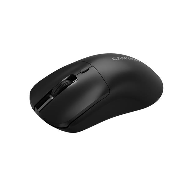 Canyon OnClick W06, bezdrôtová optická myš, 2.4 GHz USB, 800/1200/1600 DPI, 4 tlačidlá, čierna 