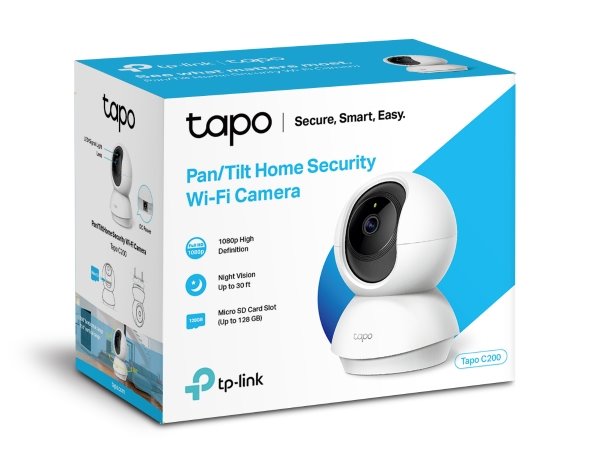 Pan/Tilt Home Security Wi-Fi Camera SPEC: 1080p, 2.4 GHz, Horizontal 360o and Vertical 114o FEATURE: Motion Detection an 