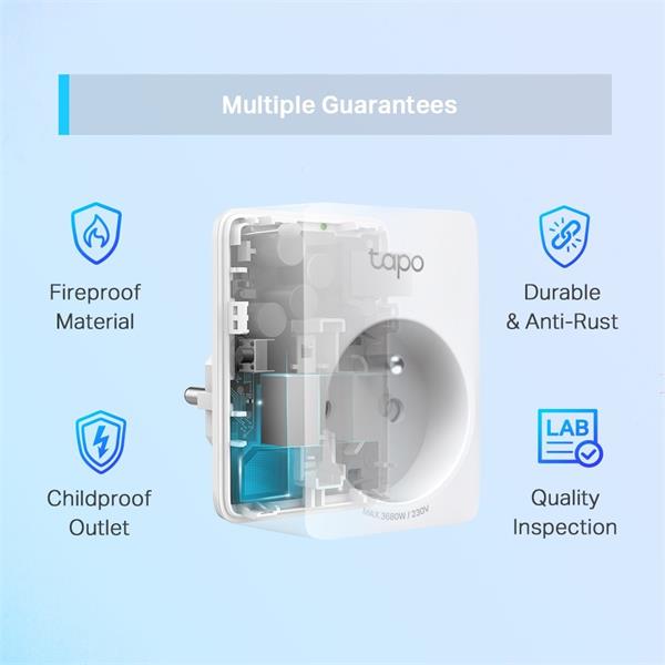 Mini Smart Wi-Fi Socket, Energy Monitoring,German type plug! SPEC: 100-240 V, Max Load 16 A, 50/60 Hz, 2.4 GHz Wi-Fi net 