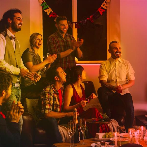 Tapo Smart Light Strip, Multicolor SPEC: 2.4 GHz Wi-Fi, 802.11b/g/n, one 16.4 ft/5m LED light strip(cut to size every 10 