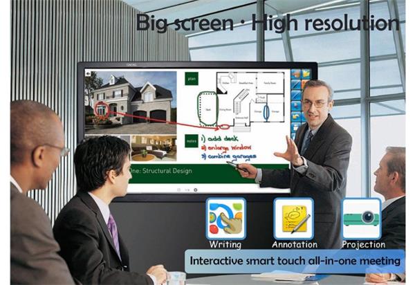 Gaoke - Interaktívny dotykový displej  75", 4K, 8GB/128GB, Android  13, 40 dotyk