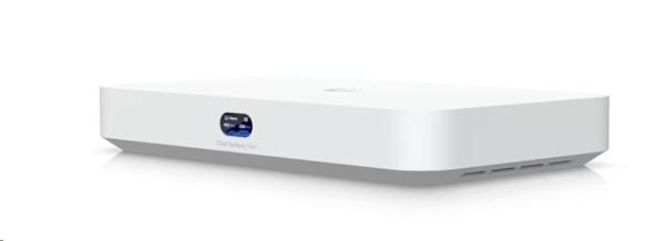 Ubiquiti Desktop 10G Cloud Gateway with integrated 4-port 2.5 GbE switch, selectable NVR storage, and full UniFi applica
