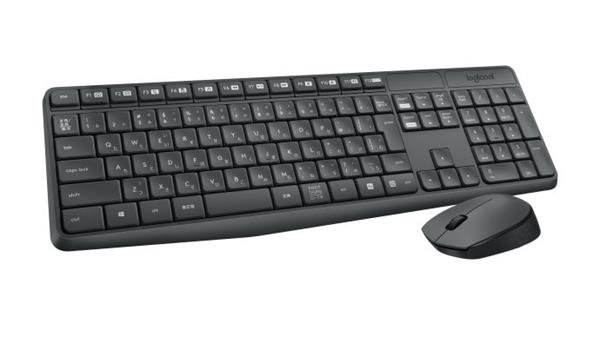 Logitech® MK235 Wireless Keyboard and Mouse - GREY - US INT"L - INTNL