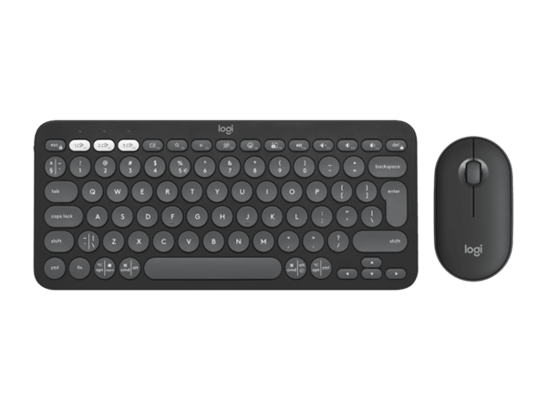 Logitech® Pebble 2 Combo - TONAL GRAPHITE - US INT"L - 2.4GHZ/BT