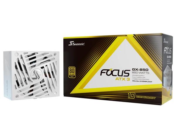 SEASONIC FOCUS GX WHITE 850W ATX3.1 80PLUS Gold modular